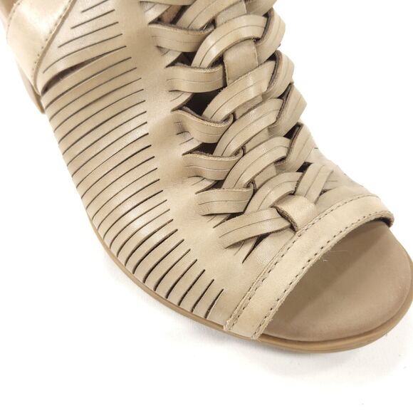 Rockport Slingback Open Toe Heel Sandals Womens Size 6.5 CDT07KH Beige - Picture 9 of 10